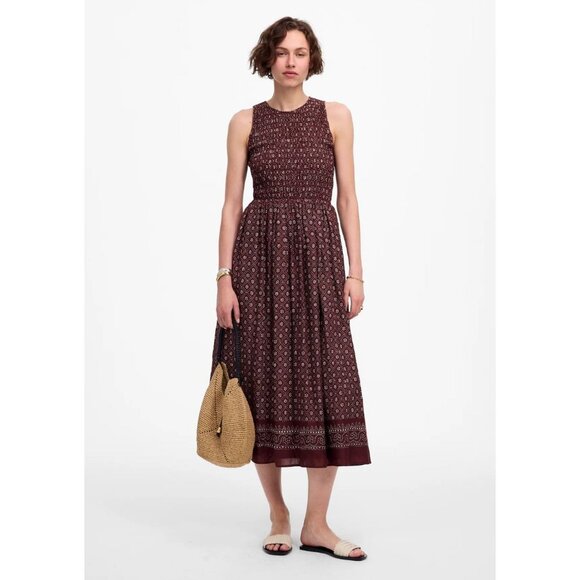 Madewell Dresses & Skirts - Madewell The Melody Smocked Midi Dress in Daisy Print Women's Size Large NWT!